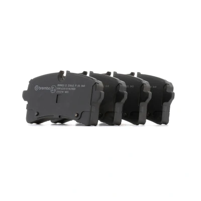 Imagen de BREMBO P 65 040 Juego de pastillas freno preparado para indicador desgaste con tornillos pinza freno, Chapa antichirridos accesorios