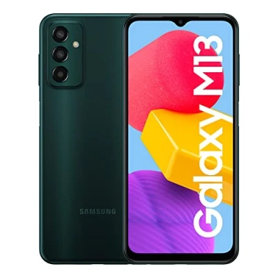 Imagen de Samsung Galaxy M13, teléfono móvil Android sin Tarjeta SIM, Smartphone, 4 GB de RAM, 64 Almacenamiento, Verde Oscuro Versión ES