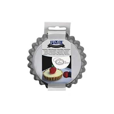 Imagen de PME Molde de Aluminio Anodizado para Flan con Base Extraíble Ø 10 cm