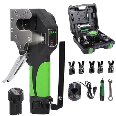 Imagen de Kit de Herramientas abocardado automático Herramienta Tubo excéntrico 45, Simple HVAC 1/4 3/4 con 5 Abrazaderas abocinadas y