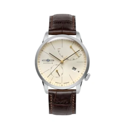 Imagen de Zeppelin 7366 5 Reloj para Hombres, Correa de Cuero Color marrón