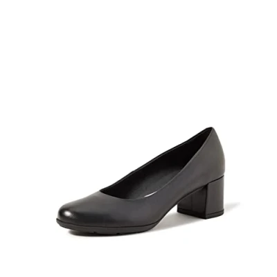 Imagen de Geox D New Annya Mid A, Zapatos de tacón con Punta Cerrada Mujer, Negro (Black 85), 37 EU
