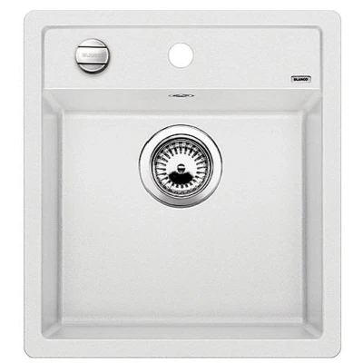 Imagen de BLANCO 518846 Fregadero con Moderno Diseño para Armarios Bajos de SILGRANIT , Gris, 45 cm Ancho