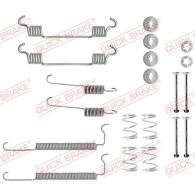 Imagen de QUICK BRAKE 105 0710 Juego de accesorios, zapatas freno OPEL: Zafira B, Astra F Berlina, Corsa C Hatchback