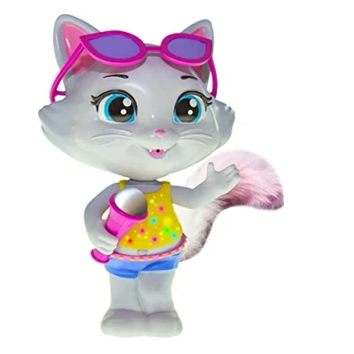 Imagen de Smoby 44 Gatos Personaje Milady 20 cm, Canciones de la Serie TV Incluidas y función grabación, 3 años 7600180139