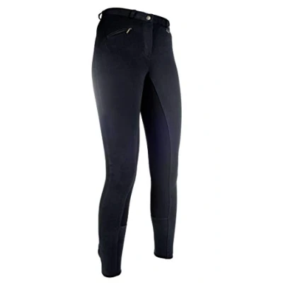 Imagen de HKM Niños y Mujer equitación Basic Ganz Ribete, Todo el año, Hombre, Color Negro Negro, tamaño 42 [DE 40]