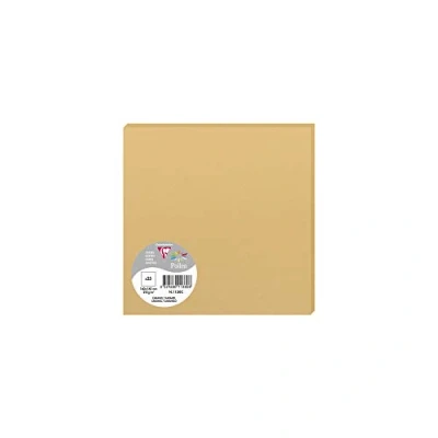 Imagen de Clairefontaine Pack 25 Sobres Polen 16 x cm, 210 g/m², color caramelo 0