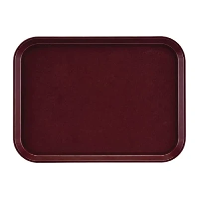 Imagen de Cambro Epictread DS518 Bandeja Rectangular Antideslizante de Fibra Vidrio, 41,5 x 30,5 cm, Color Burdeos