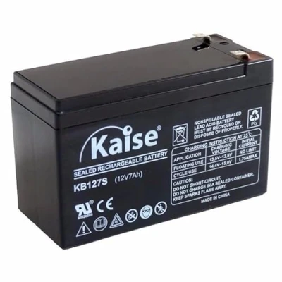 Imagen de Kaise Technologies Batería de Plomo AGM VRLA 12 V 7Ah/Modelo KB1270 Security