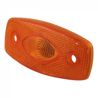 Imagen de Luz de posición lateral naranja AJBA FL087 conexión enchufable 2 polos