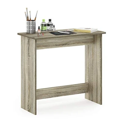 Imagen de Furinno Simplistic Escritorio, Madera, Roble Sonoma, 39.37 x 80 75.57 cm