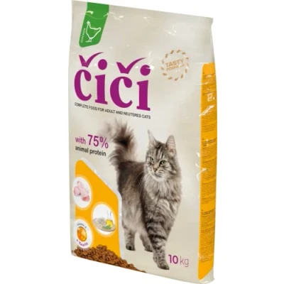 Imagen de Alimento seco Completo para Gatos CiCi Adultos y castrados, con Aves 10 kg