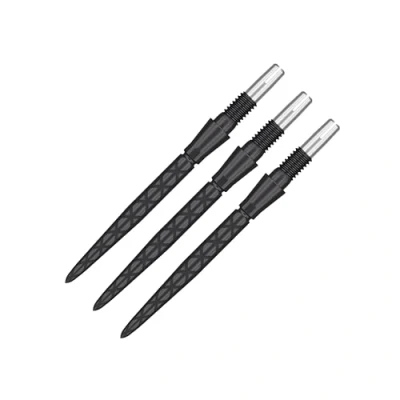 Imagen de Target Darts Swiss Point Storm Diamond Dart Points (3 Packs de pointes) 26mm Noir SP Change Point, Professional Accessories