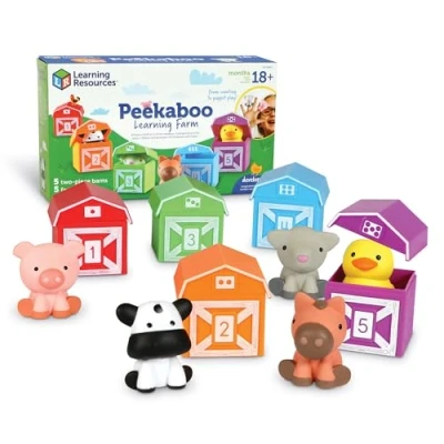 Imagen de Learning Resources Granja didáctica Peekaboo