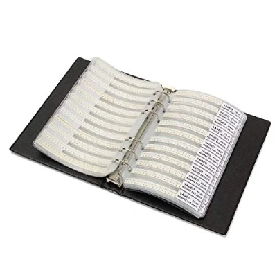 Imagen de DollaTek 1% 0402 SMD Resistore Assorted Folder (0 ohm 10M Ohm) 170value x 50pcs = 8500pcs esempio di Libro