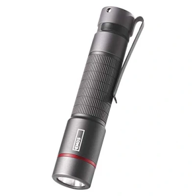 Imagen de EMOS x Linterna LED CREE superbrillante, Resistente al Agua IP65, 170 LM, 100 m de Alcance, Clip Acero, Negro
