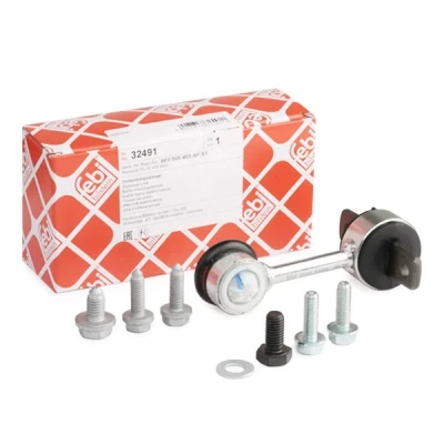 Imagen de febi BILSTEIN 32491 Bieleta de suspensión Eje trasero izquierda, trasero, derecha 90 Plus con juego tornillos Acero AUDI: A4 B7 Berlina