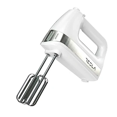 Imagen de Tesla Batidora de Mano MX500WX, 500W, 5 Velocidades, Función Turbo, 2 Varillas + Ganchos, Blanco