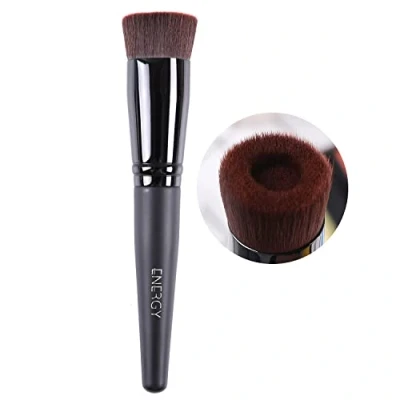 Imagen de ENERGY Brocha Cóncava para Base Líquida, Maquillaje Fluido, Colorete, de Crema en Polvo