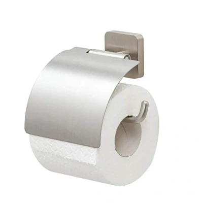Imagen de Tiger Onu Portarrollos con tapa Acero inoxidable cepillado