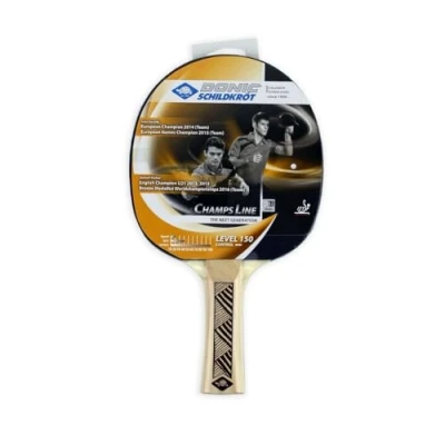 Imagen de Donic Schildkröt Raqueta de Tenis Mesa Champs Line 150, Espinillas en el Interior, Almohadilla Jade ITTF, 705116