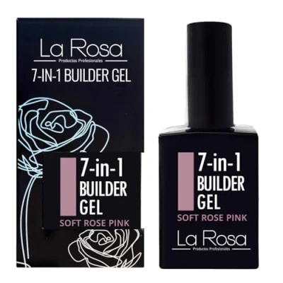 Imagen de LaRosa 7 en 1 BUILDER Gel in a bottle Constructor Uñas botella 15ml SOFT ROSE PINK