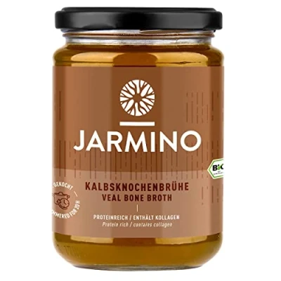 Imagen de caldo de huesos tenera lechal (4x 350ml) carne orgánico Pastoreo y alimentación con hierba cocido Bone Broth sin gluten JARMINO