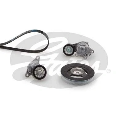Imagen de GATES K046PK1020EST Juego de correas trapeciales poli V con polea cigüeñal PEUGEOT: 2008 Familiar, 208 I Hatchback, CITROËN: C3 II, Picasso