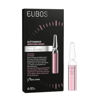 Imagen de Eubos Wow Now Lift Boost Alisador Ampollas, 7 x 2 ml, tratamiento inmediato para días contra arrugas finas; lifting y alisado instantáneo