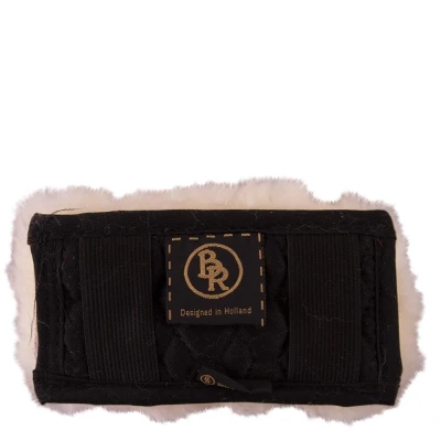 Imagen de BR Protector de cadena barbilla piel oveja 14 Zwart Naturel Negro