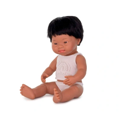 Imagen de Muñeco Síndrome de Down Latino 38 cm