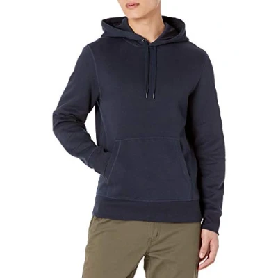 Imagen de Amazon Essentials Sudadera de Forro Polar con Capucha (Disponible en Tallas Grandes) Hombre, Azul Marino Oscuro, 4XL Grande