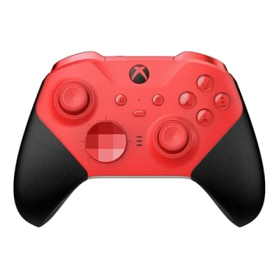 Imagen de Mando Xbox Microsoft Elite V2 Core, Bluetooth + Cable USB C, Rojo