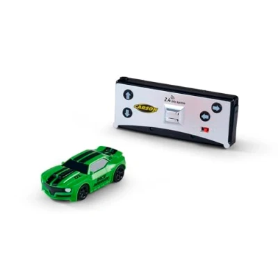 Imagen de Carson 500404277 1:60 Nano Racer Striker 2.4GHz Verde Coche teledirigido, vehículo RC, Tiempo de conducción 20 min, RC para niños