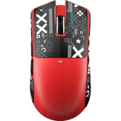 Imagen de ATTACK SHARK X11 SE Ratón Gaming Inalámbrico, Sensor PixArt PAW3311, BT/2.4G Inalámbrico/Cableado, 22000 dpi, 65 Horas, para Oficina y Win11/Xbox/PS/Mac (Rojo + Cinta)