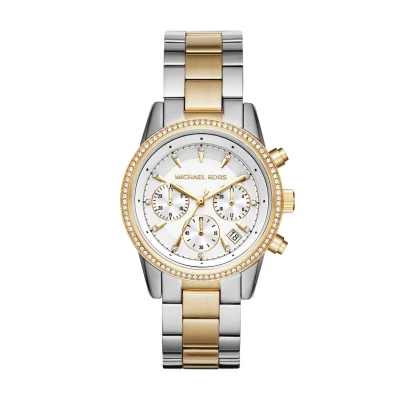Imagen de Michael Kors RITZ Cronógrafo silvercoloured/goldcoloured, Mujer, Talla: One Size, Silver coloured/gold coloured
