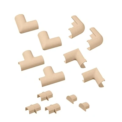 Imagen de D Line CLOAP2010M 20x10mm Accesorios para Canaletas, Set de 13 Piezas Magnolia
