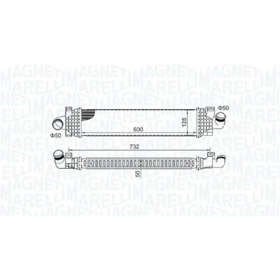 Imagen de MAGNETI MARELLI 351319204980 Intercooler FORD: Focus 2, 2 Limousine, C Max