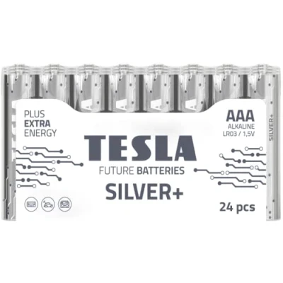 Imagen de Silver Pilas alcalinas AAA (LR03, Micro lápiz, retráctil), 24 Unidades