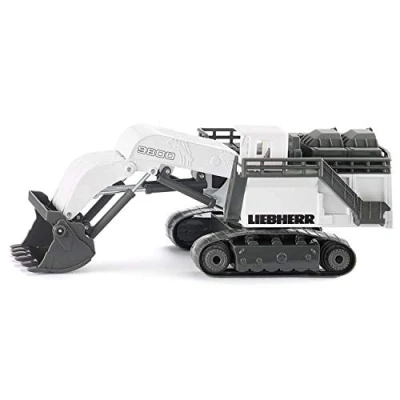 Imagen de siku 1798 Excavadora de minería Liebherr R9800, Pala plegable, 1:87, Metal/Plástico, Blanco