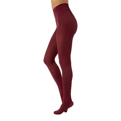 Imagen de CALZITALY Medias De Invierno Pantys Tupidos Colores 80 Den S, M, L, XL, XXL, 3XL,4XL Calcetería Italiana (4XL, Wine)