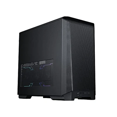 Imagen de Phanteks (PH EC200AC_BK01) Eclipse P200A Performance, diseño de Malla Ultrafina Alto Flujo Aire, Torre Mini ITX, Ventiladores Caja Negra 120 mm, Negro