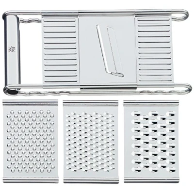 Imagen de WMF Gourmet Rallador con Cuatro recambios, Acero Inoxidable Mate, 18 cm