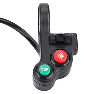 Imagen de interruptor de bicicleta, scooter, luz manillar, bocina, manillar para bicicleta eléctrica, motocicleta Electronicswitch