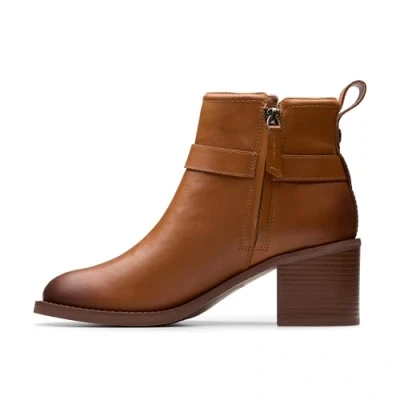 Imagen de Clarks Ribete Chamberly, Botas de Combate Mujer, Mid Tan Lea, 37 EU