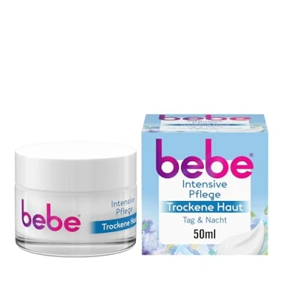 Imagen de bebe Cuidado intensivo (50 ml), crema facial rica para piel seca con aceite de aguacate y manteca karité, hidratante intensiva nutritiva 24 horas humedad, vegana*