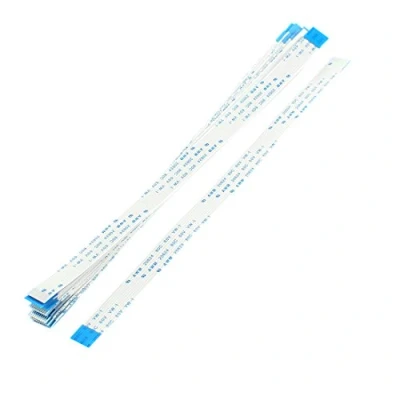 Imagen de sourcing map 20pcs 1.0mm Tono 9 Pin AWM 20624 80C 60V VW 1 Cable plano flexible FFC 200mm
