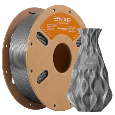 Imagen de ERYONE PLA Filament 1,75 mm, 3D Drucker PLA, +/ 0,03 1 kg/Spule, Gris Agata