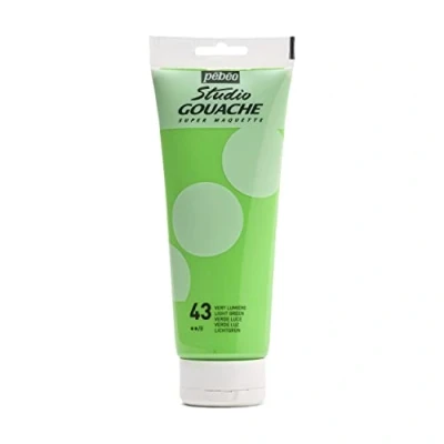 Imagen de Pébéo Studio Gouache Pintura (220 ml), Color Verde Claro