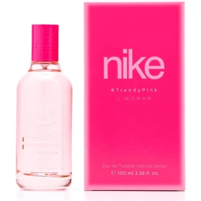 Imagen de Nike Trendy Pink 100 ml, Perfume Mujer, Colonia Pink, Perfumada y en Formato Spray, Eau de Toilette Femenina, Fresca Juvenil, Floral Larga Duración